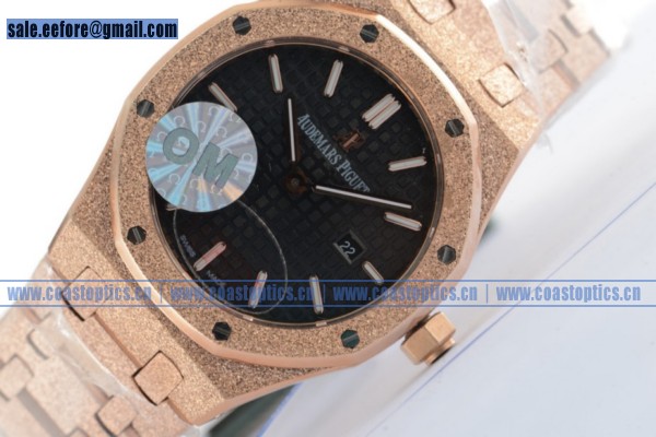 Perfect Replica Audemars Piguet Royal Oak Watch Rose Gold 67650OR.OO.1261OR.01B (EF)